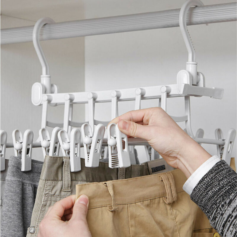 Space Saver Magic Hanging Clothes Hanger Rack - RB.