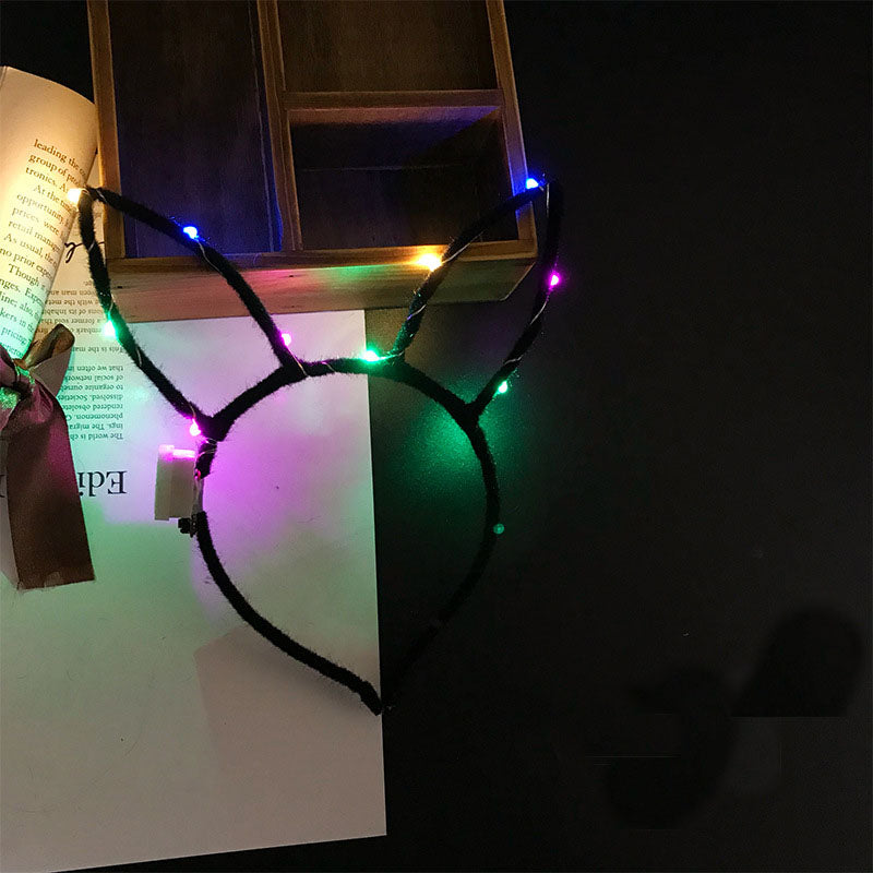 LED flashing bunny ears - RB.