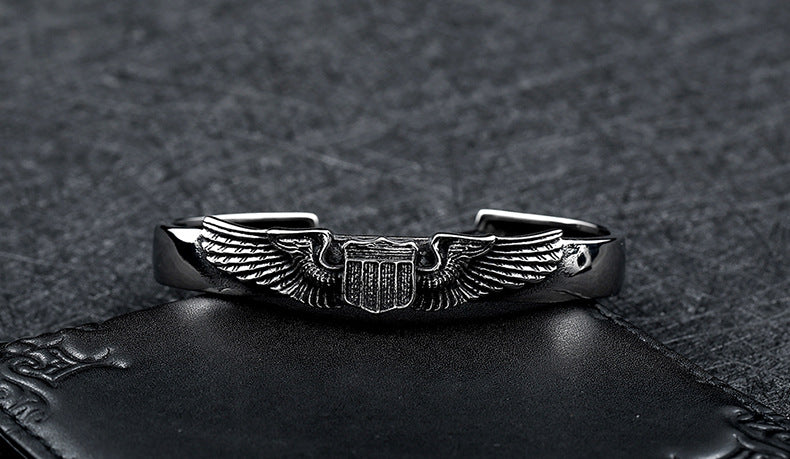 WWII Flying Tigers Titanium Steel Bracelet - RB.