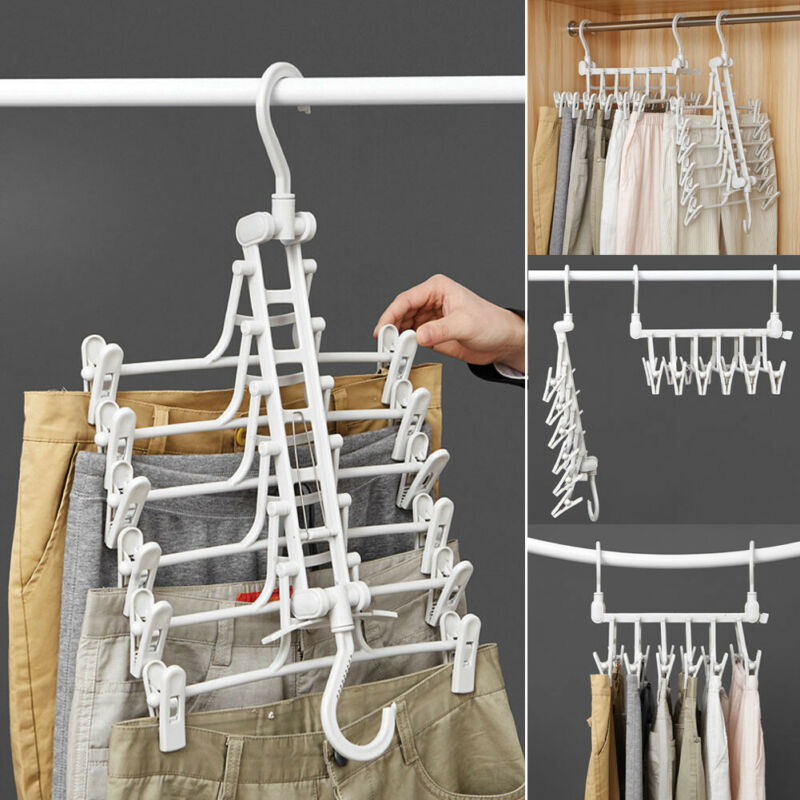 Space Saver Magic Hanging Clothes Hanger Rack - RB.