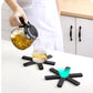 Foldable Pan Mat Sturdy Heat Resistant ABS Heat-insulated Anti-slip Anti-scald Pot Placemat For Kitchen Insulation Pads - RB.