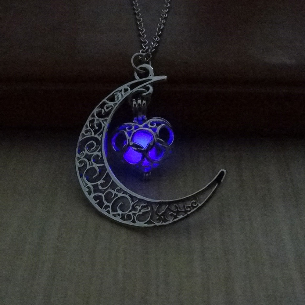 Glowing Pendant Necklace - RB.