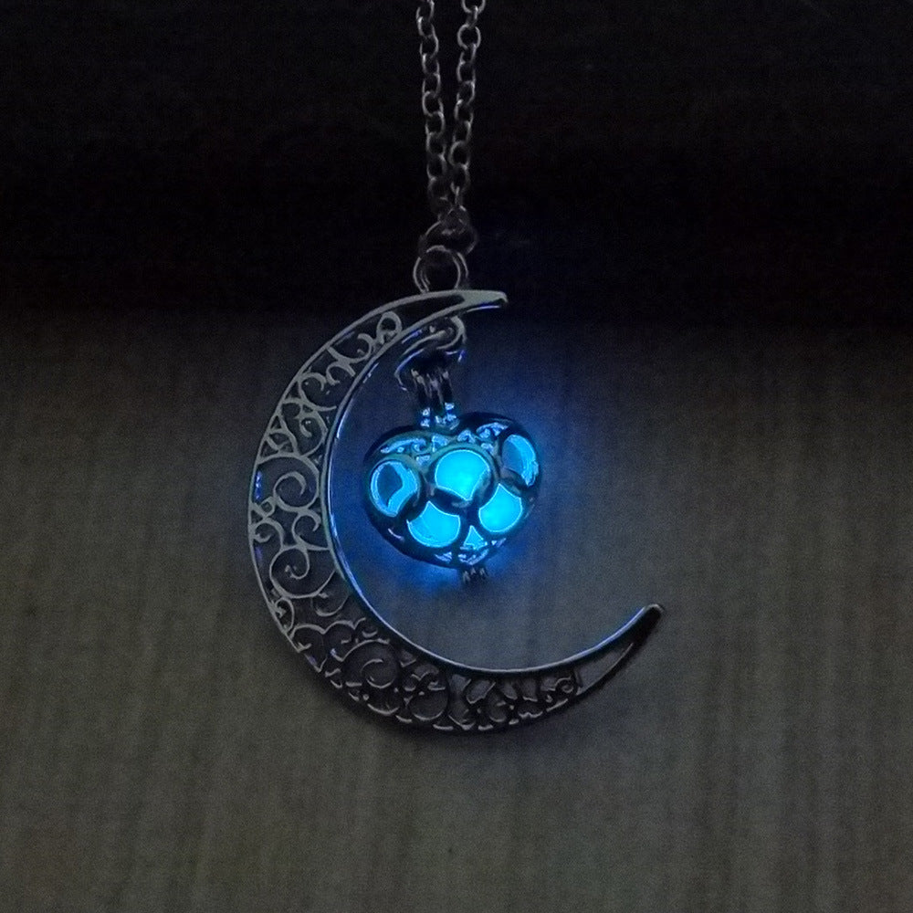 Glowing Pendant Necklace - RB.