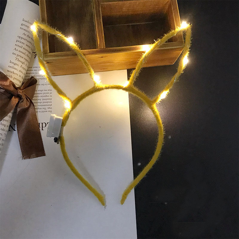 LED flashing bunny ears - RB.