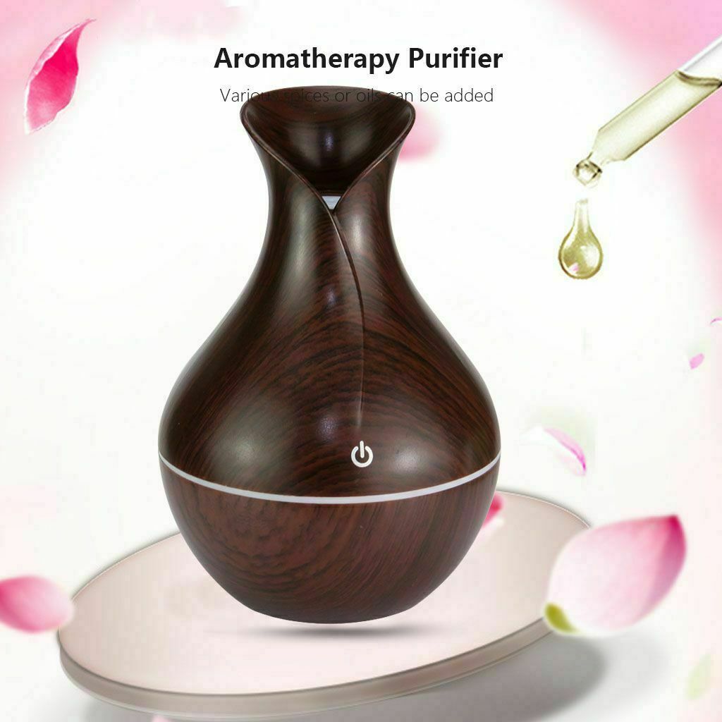 Ultrasonic Humidifier Oil Diffuser Air Purifier Aromatherapy with LED Lights - RB.