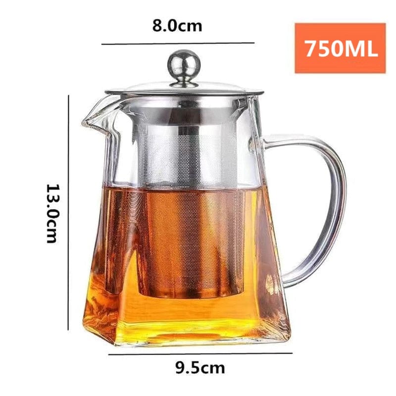 Kung Fu Heat-resistant Glass Teapot - RB.