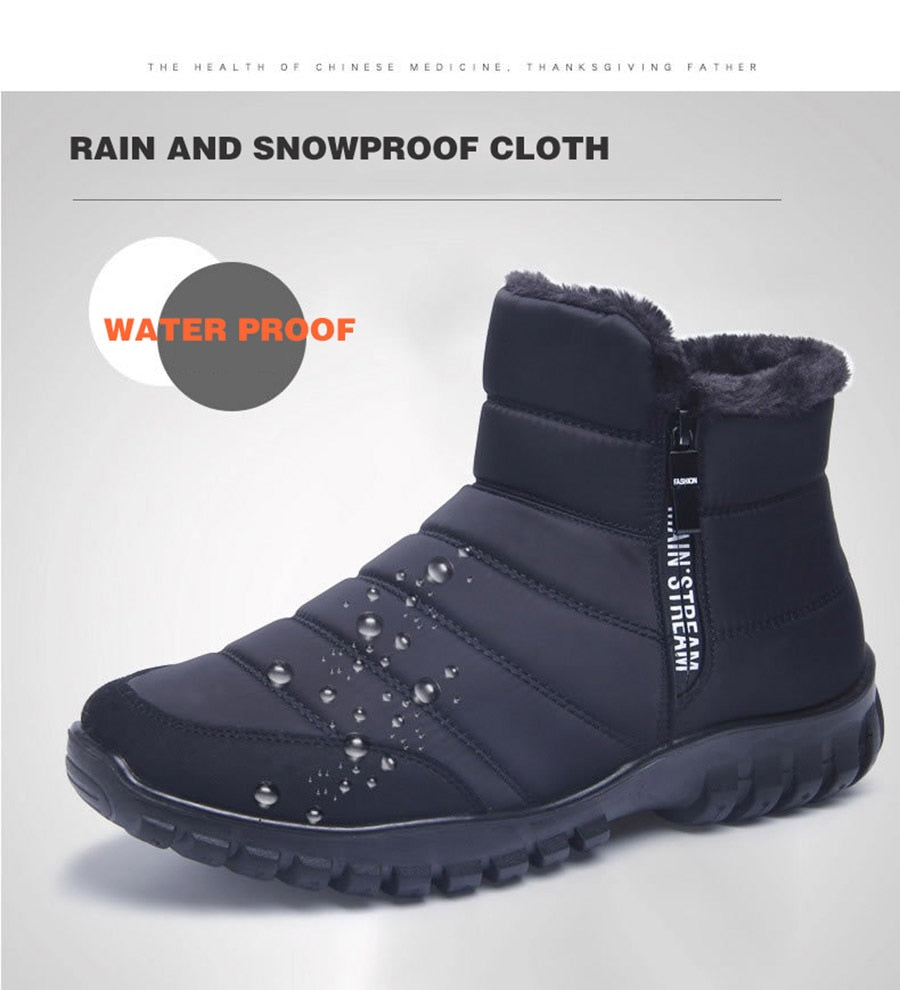 Get Unisex Waterproof Winter Boots Plus Size - RB.