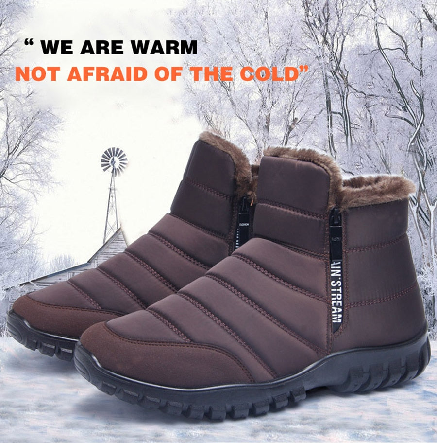 Get Unisex Waterproof Winter Boots Plus Size - RB.