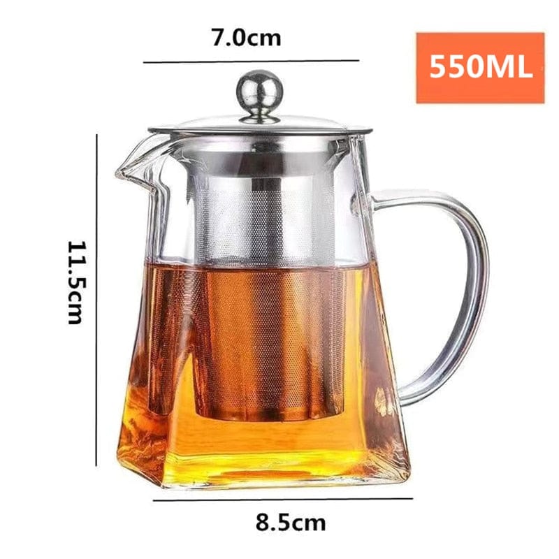 Kung Fu Heat-resistant Glass Teapot - RB.