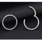 Segment Nose Hoop Rings Septum Clicker Labret Piercing Buckle Round Earrings Jewelry New Stainless Steel Interface Ear 14g 16g - RB.