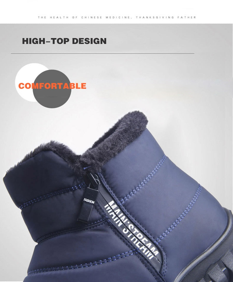 Get Unisex Waterproof Winter Boots Plus Size - RB.