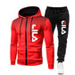 Two Piece Hoodie Trouser Warm Jogging Suits - RB.