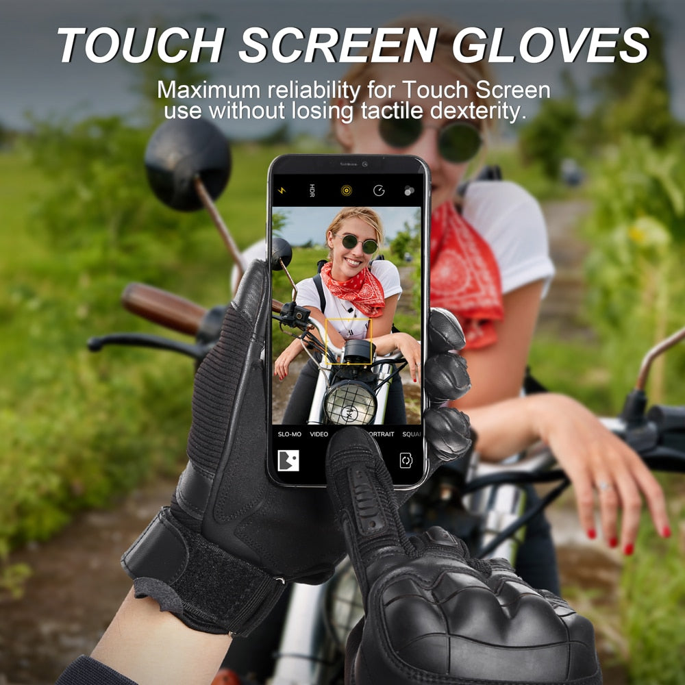 Touchscreen Knuckle Gloves - RB.