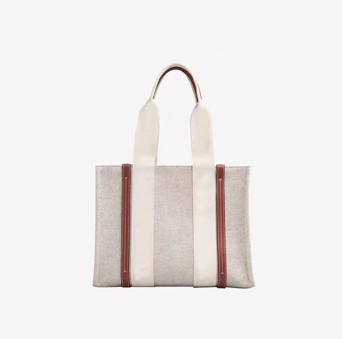 Leather Canvas Layer Bag - RB.