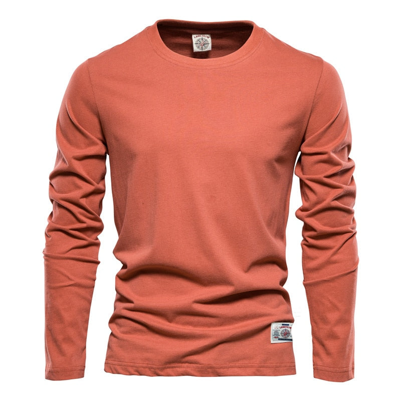 High Quality Long Sleeve Cotton T-Shirt - RB.