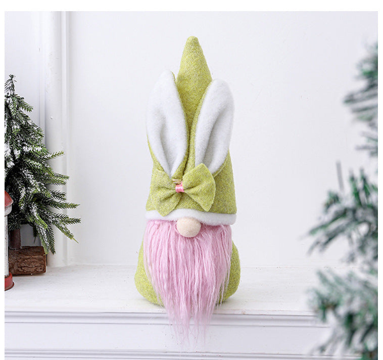 Easter Faceless Decorations Cartoon Rabbit Doll - RB.