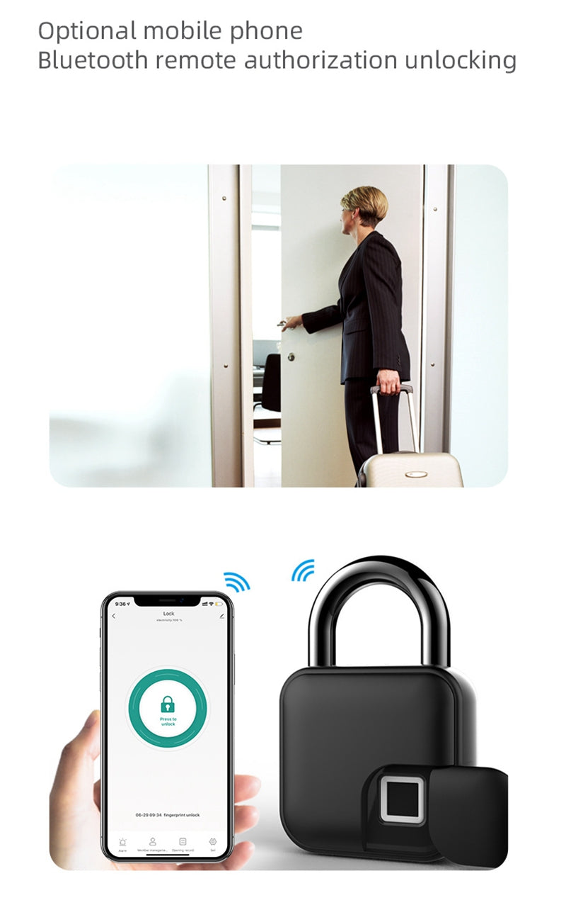 SmartLock® Fingerprint Padlock - RB.